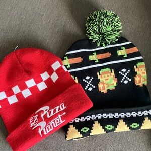 Gaming Beanie Collection - Retro Pixel Art Winter Hats